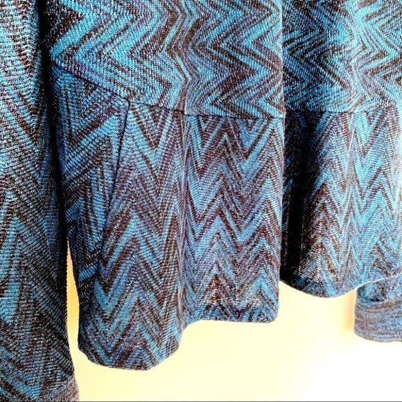 Apt. 9 open cardigan with a metallic touch, loose fitting - Picture 8 of 9